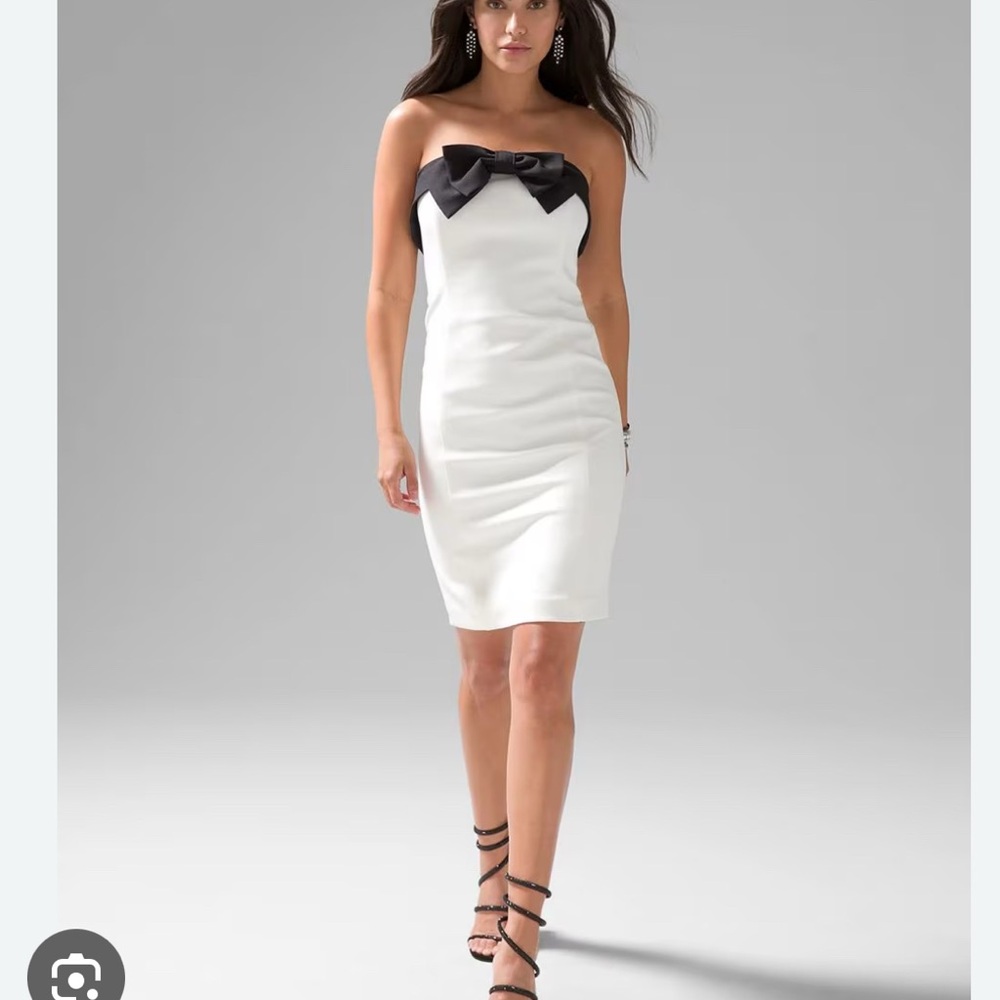 White House Black Market Strapless Sheath Cocktail Dress - Size 12 (NWT)